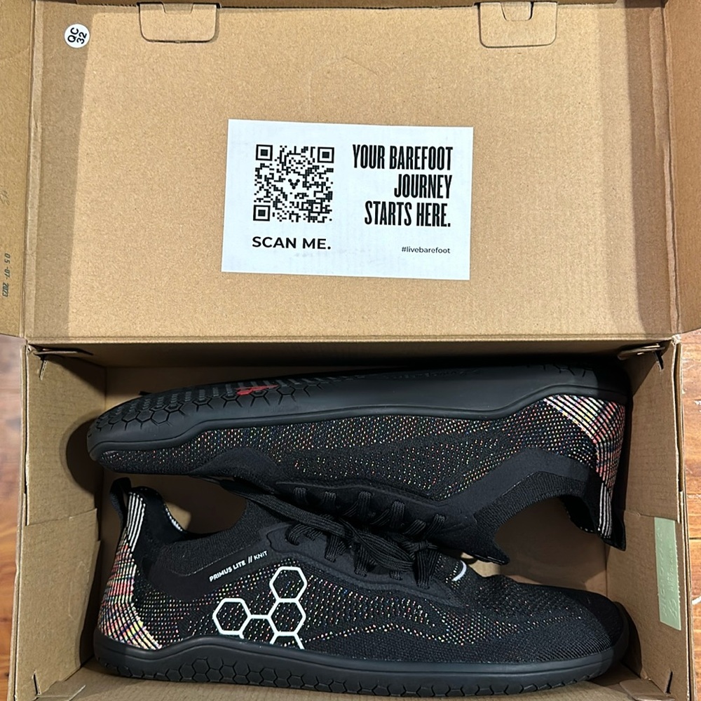 Vivo Barefoot Running shoes - Primus Lite Knit M - Obsidian Iridescent Textile